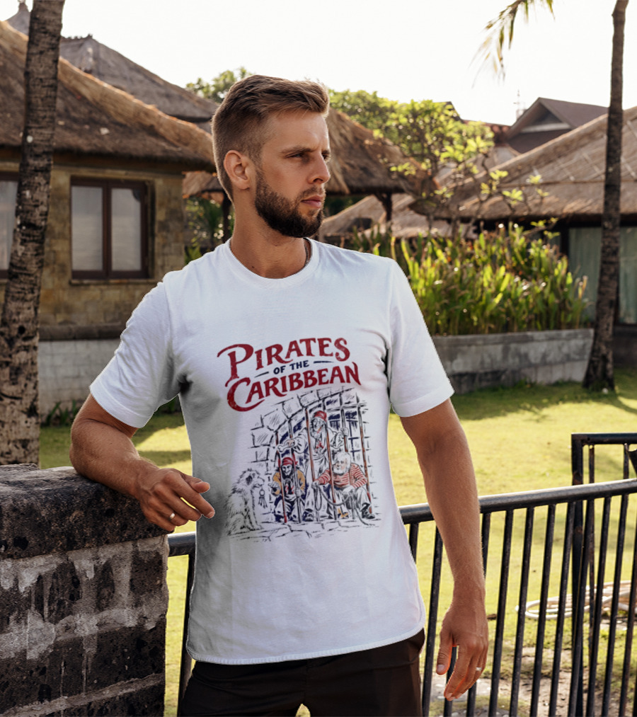 Pirates Of The Caribbean Jail Scene Disney Adventure T-Shirt