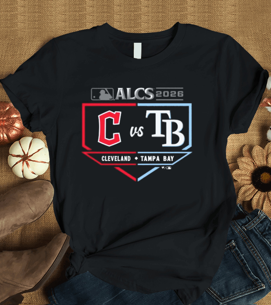Cleveland Guardians Vs Tampa Bay Rays 2026 ALCS Matchup Official MLB T-Shirt