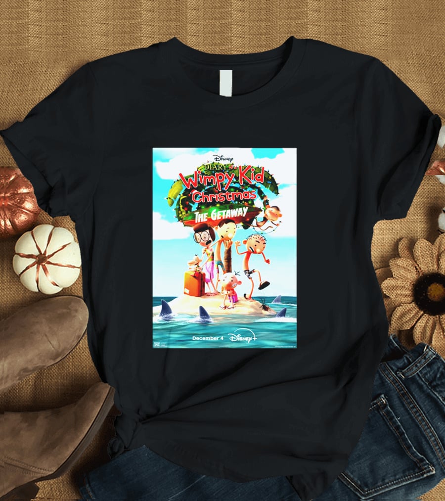 Disney Diary Of A Wimpy Kid Christmas The Getaway December 4 Disney+ T-Shirt