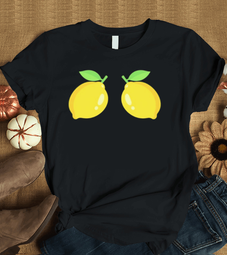 Lemons Over Boobs Bold Citrus T-Shirt