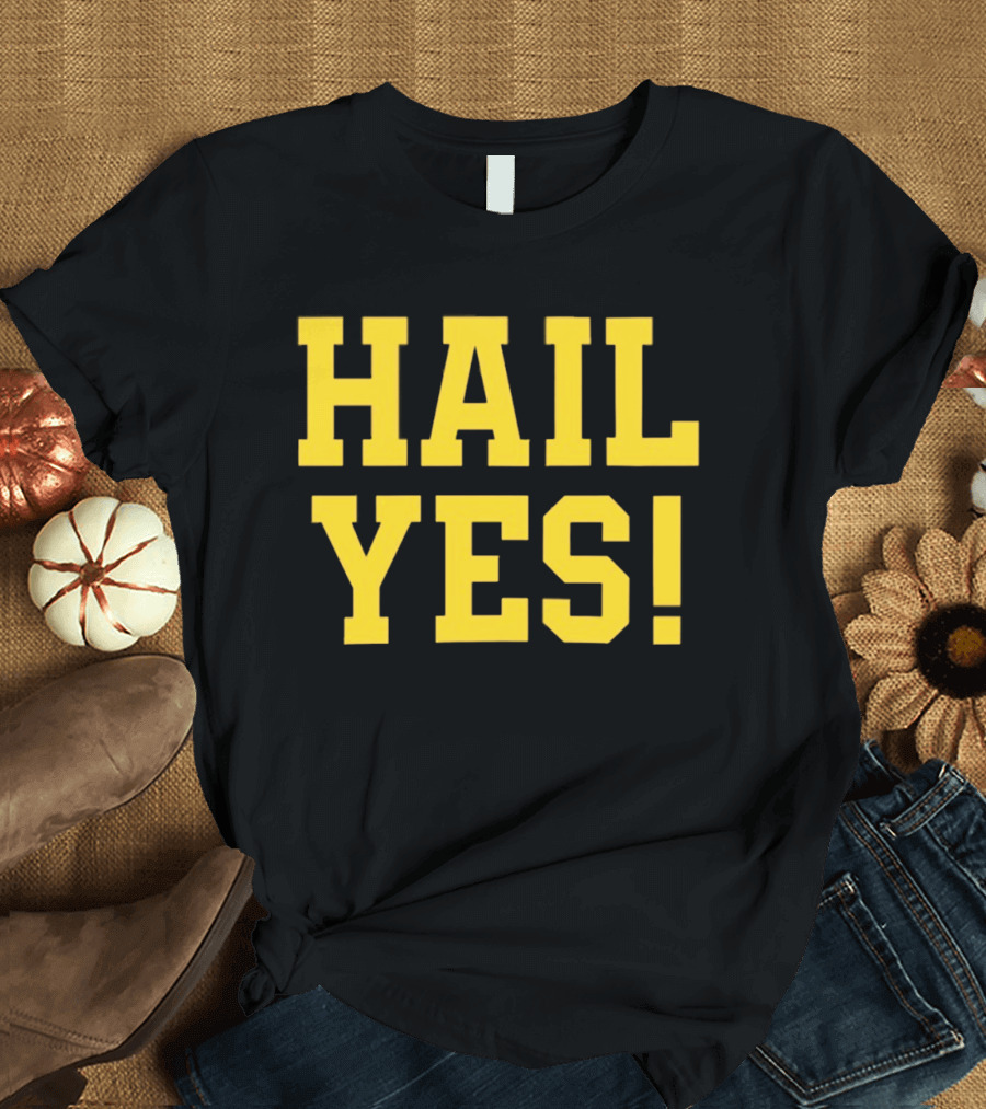 Hail Yes Michigan Wolverines Fan Spirit T-Shirt