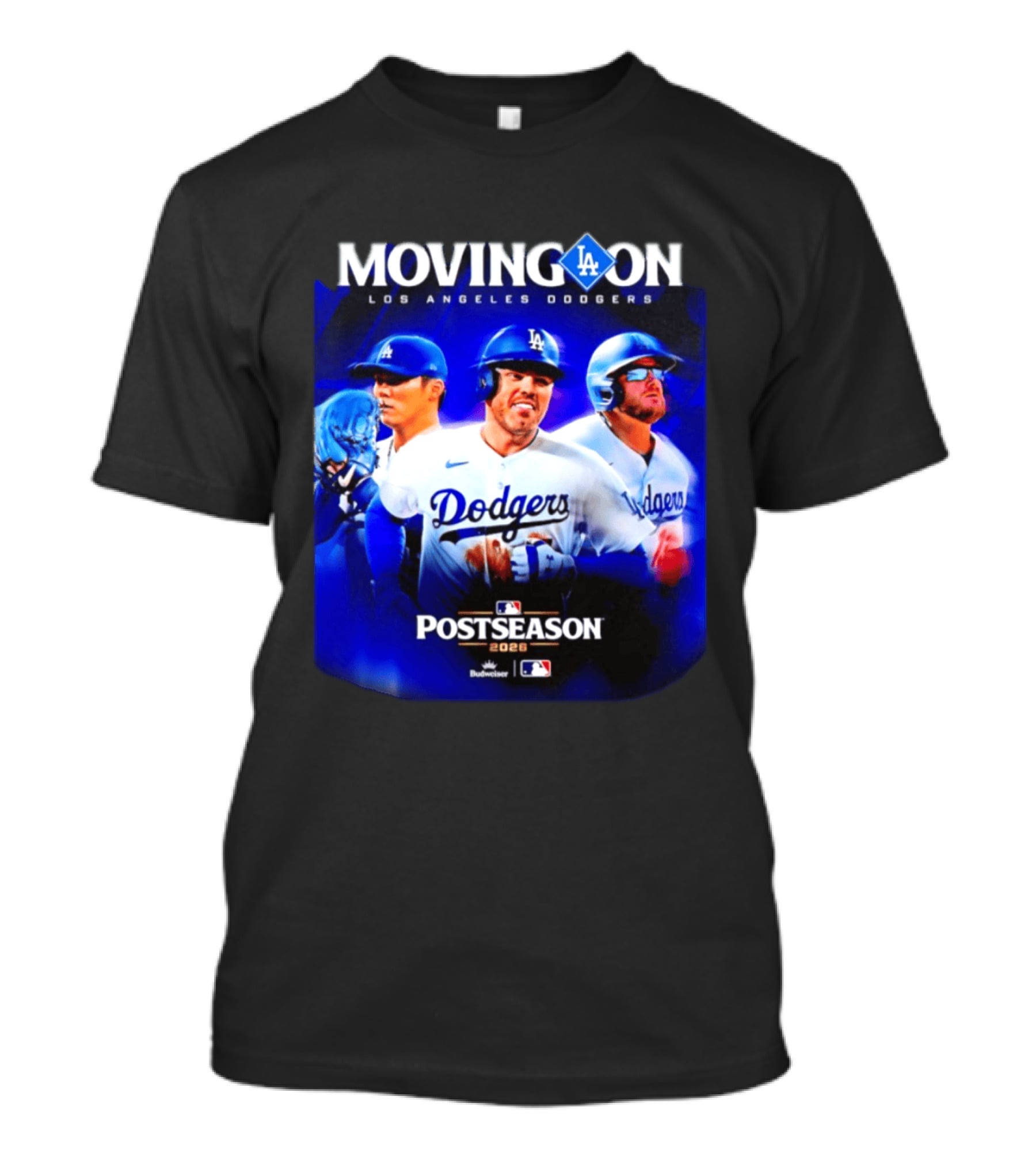 Moving On Los Angeles Dodgers Postseason 2026 MLB Fan T-Shirt