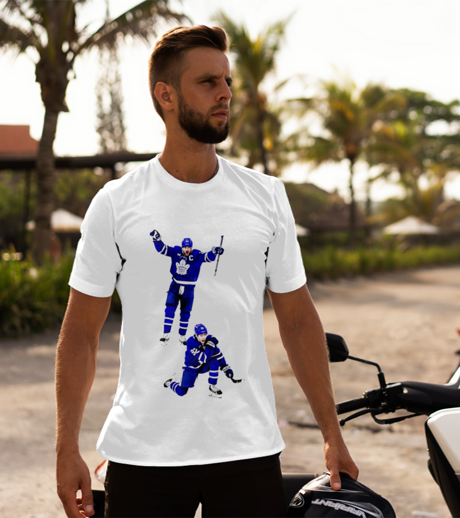 Auston Matthews Gavin McKenna Toronto Maple Leafs Firts One Hockey Players T-Shirt