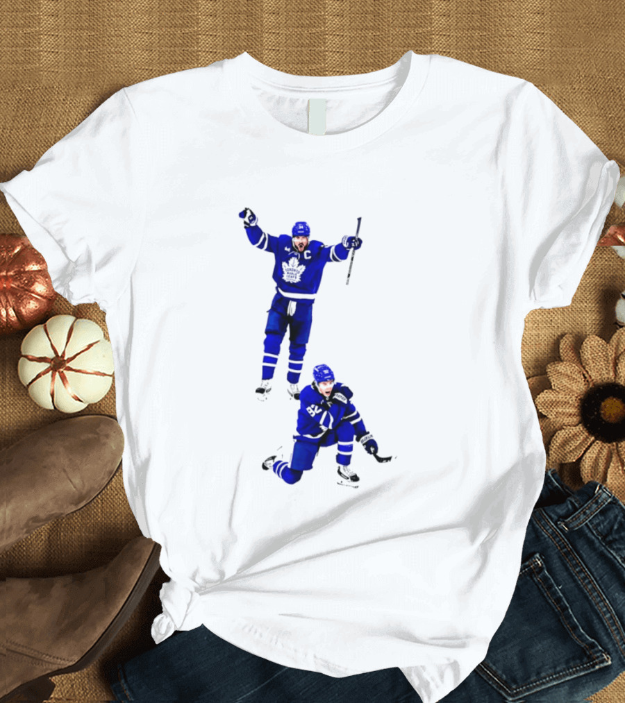 Auston Matthews Gavin McKenna Toronto Maple Leafs Firts One Hockey Players T-Shirt