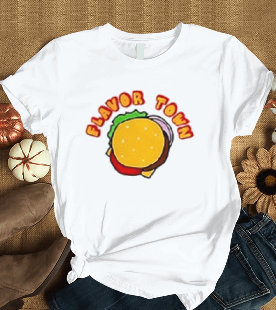Burger Flavor Town Artisan Adjunct Ales Hot Tub Party For Ur Taste Buds T-Shirt