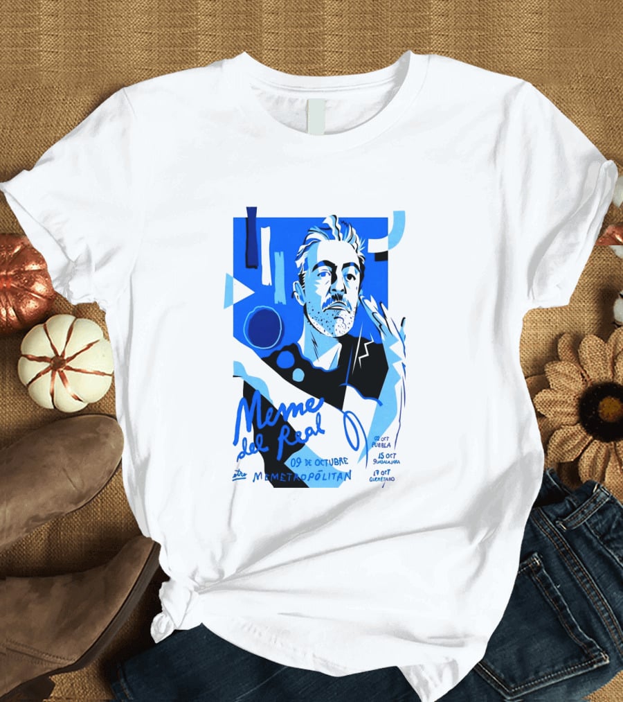 Meme Del Real 09 De Octubre 2026 Metropolitán MX Concert T-Shirt