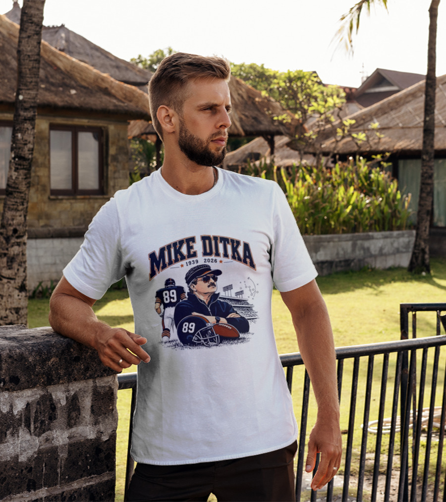 Mike Ditka 1939 2026 Chicago Bears Coach Football Legacy T-Shirt