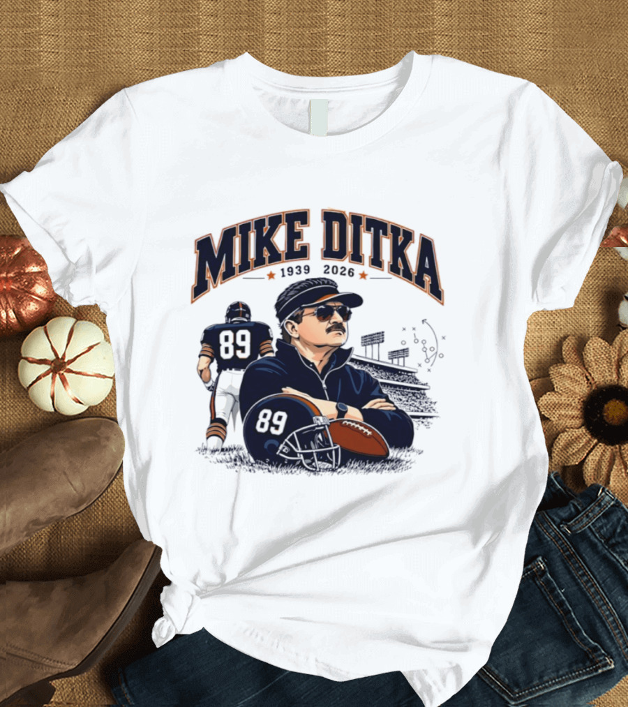 Mike Ditka 1939 2026 Chicago Bears Coach Football Legacy T-Shirt