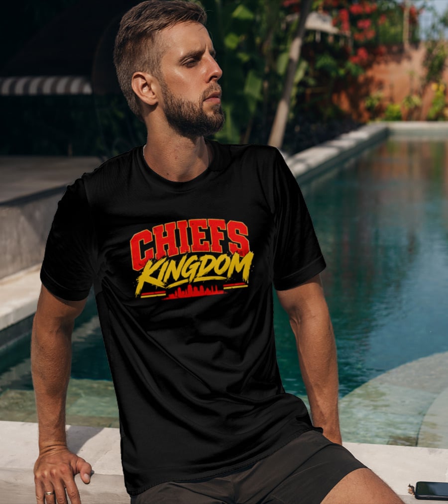 Kansas City Chiefs Kingdom Skyline 2026 T-Shirt