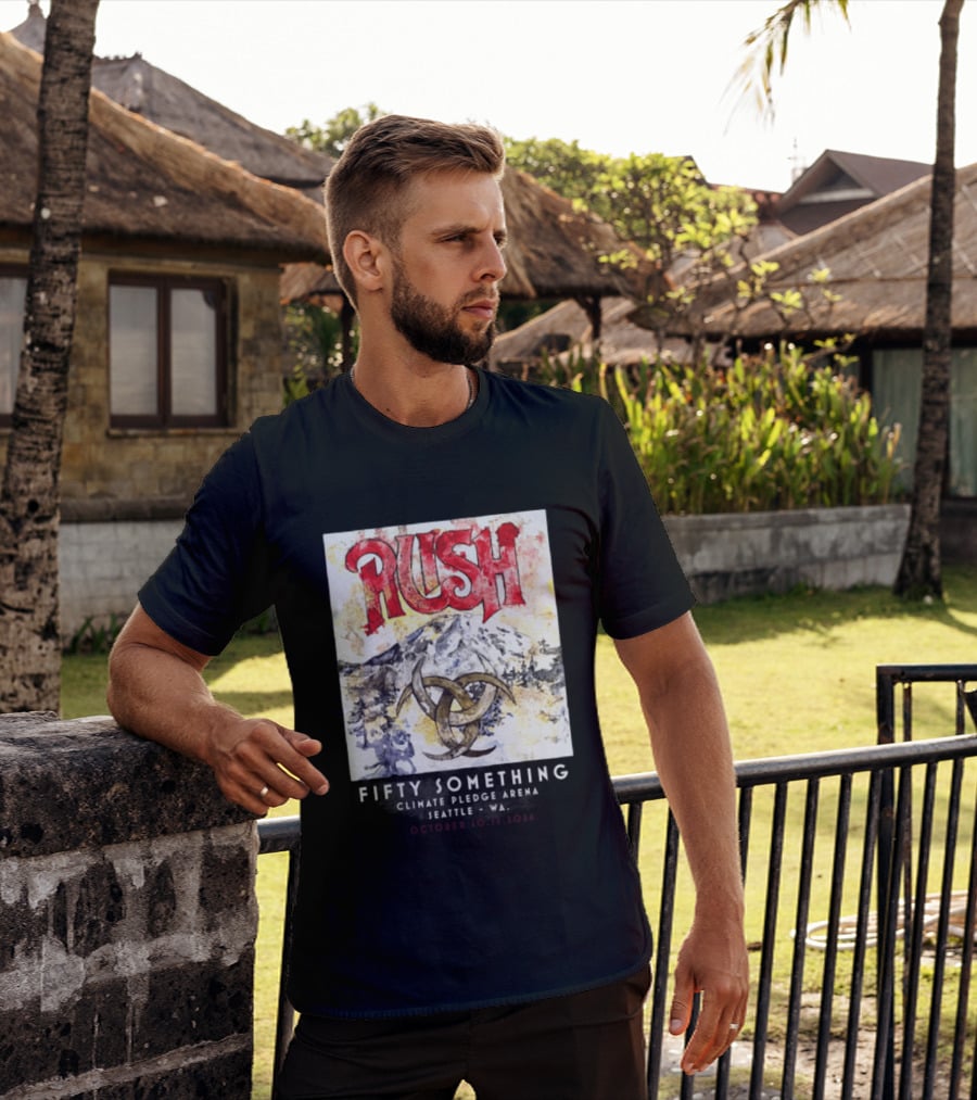 Rush Fifty Something Tour October 10th And 12th 2026 Climate Pledge Arena Seattle Washington T-Shirt
