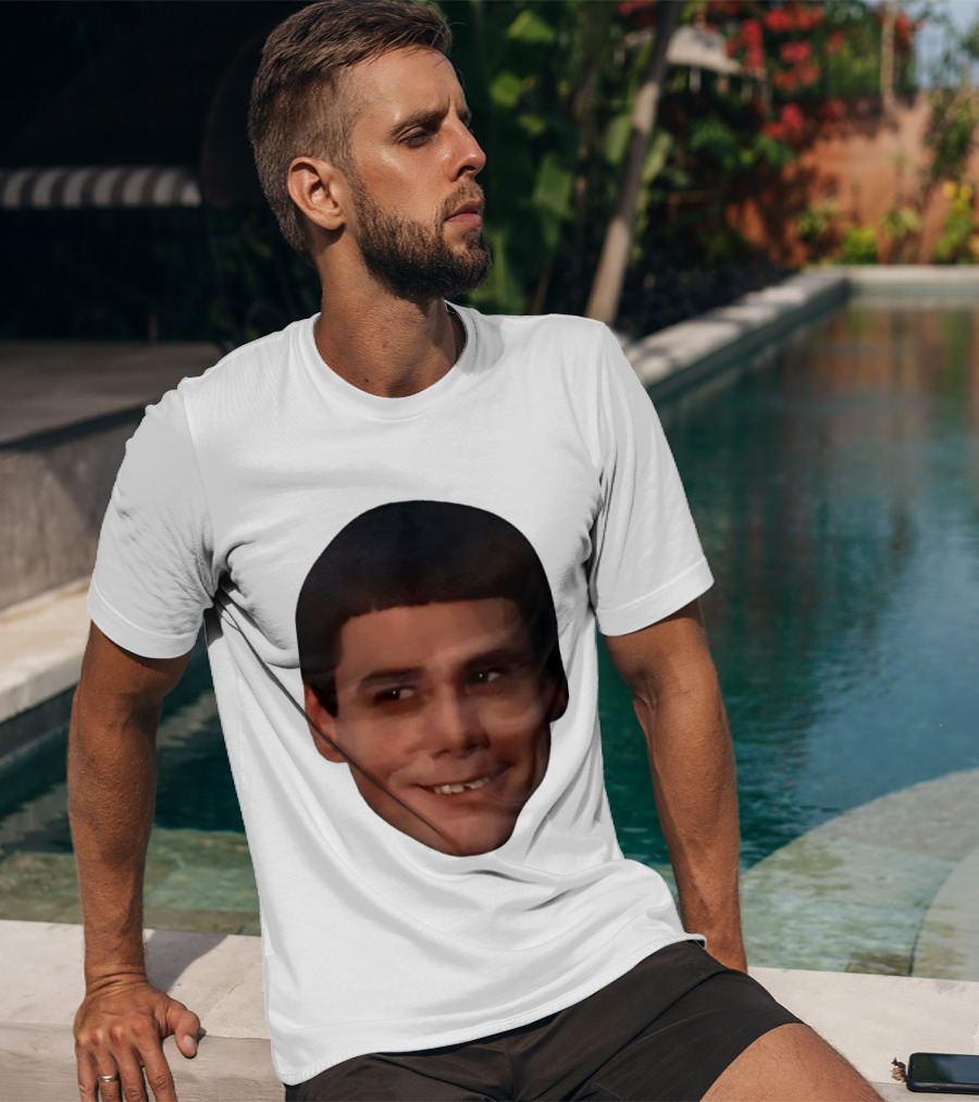 Jim Carrey Lloyd Christmas Dumb And Dumber Face Meme T-Shirt