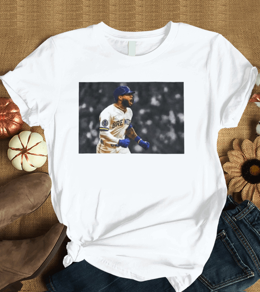 Milwaukee Brewers Player Celebration NLCS Homage T-Shirt