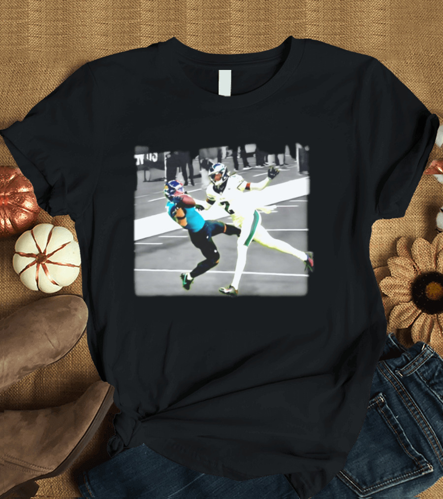 Jacksonville Jaguars Vs Philadelphia Eagles NFL Duel Action T-Shirt