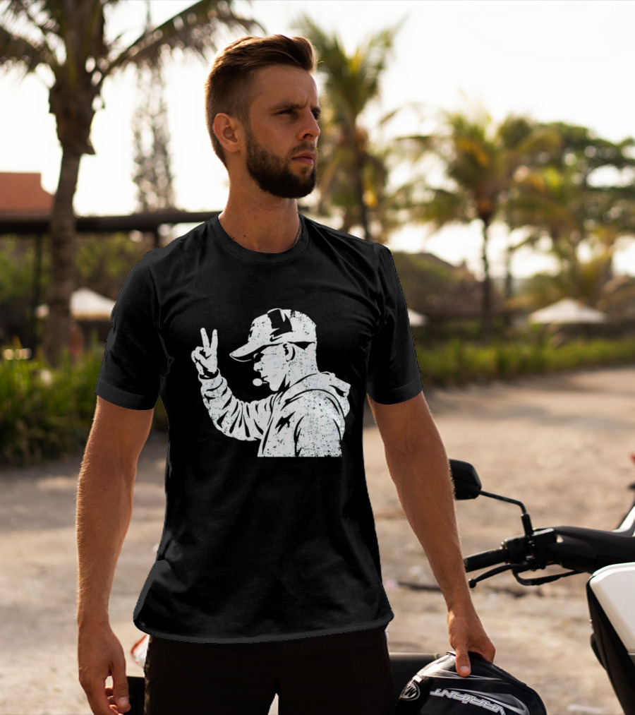 Matt Rhule Peace Gesture Nebraska Cornhuskers Coach T-Shirt