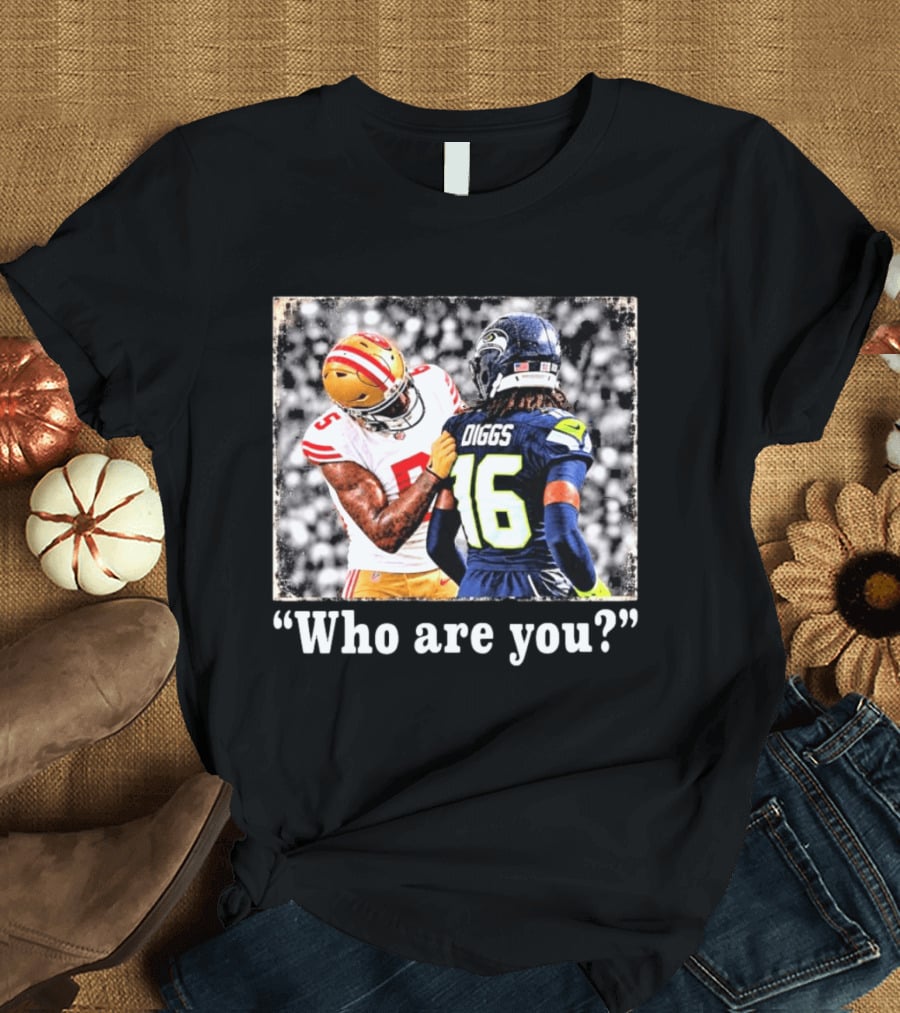 Who Are You Mike Evans Vs Seahawks Diggs NFL T-Shirt