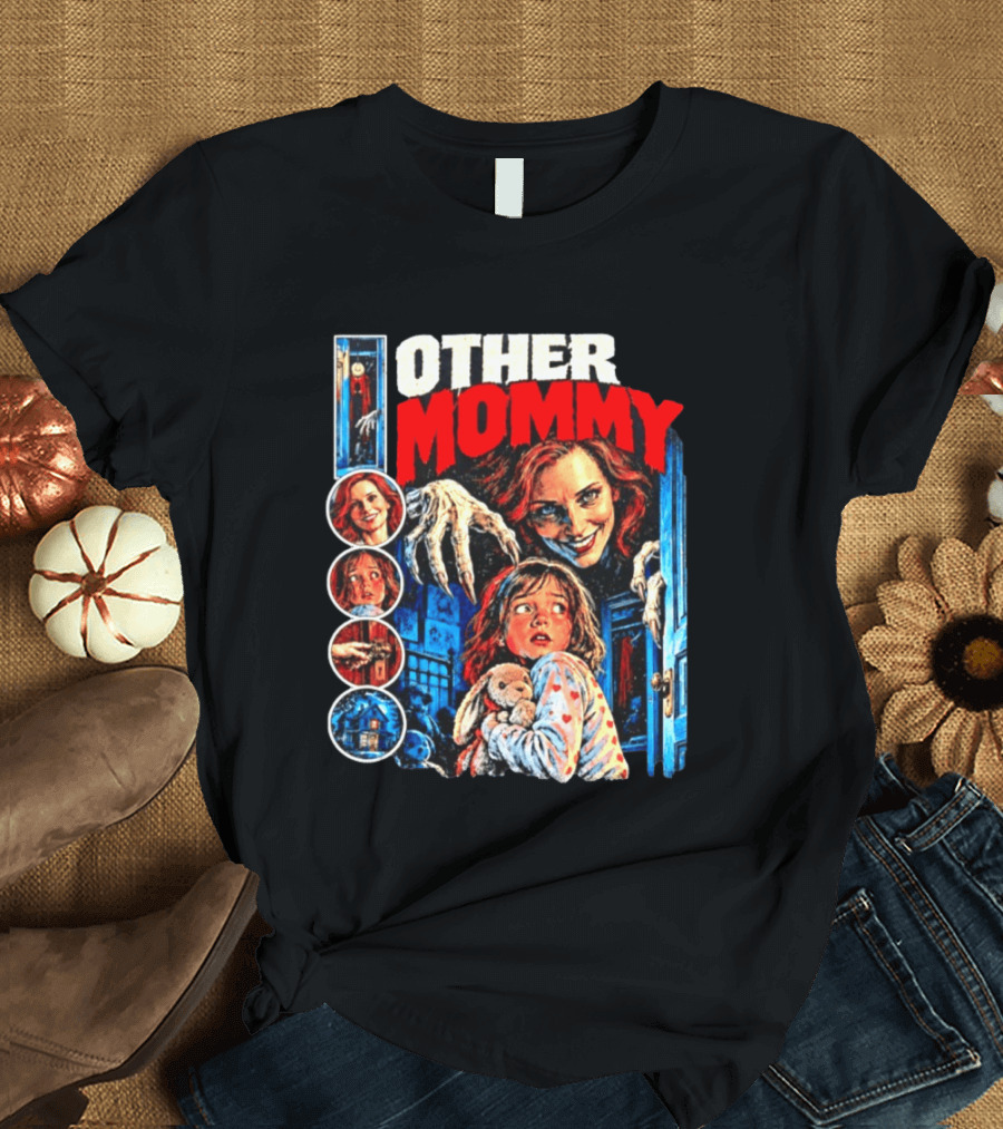 Other Mommy Coraline Horror Movie Bootleg Halloween Creepy T-Shirt