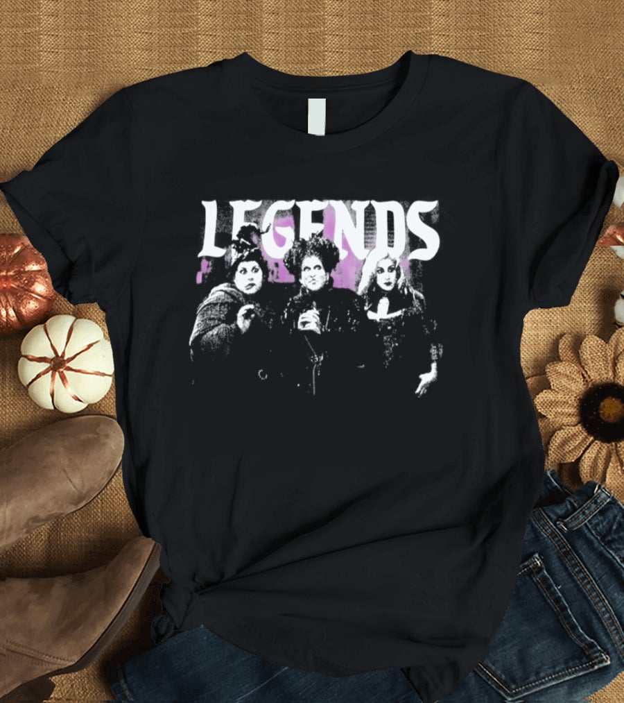 The Sanderson Sisters Spooky Legends Halloween 2026 Vintage Halloween Magic T-Shirt