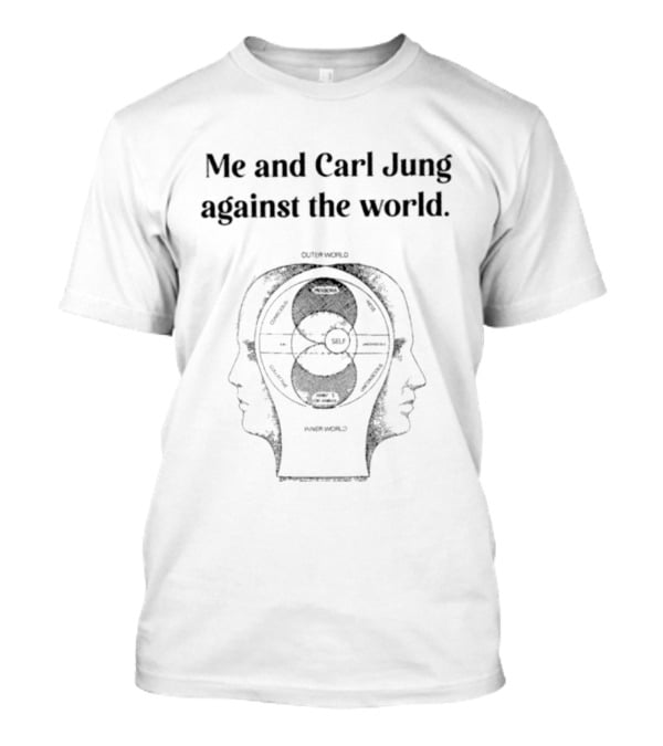Me And Carl Jung Against The World Diagram Heads T-Shirt