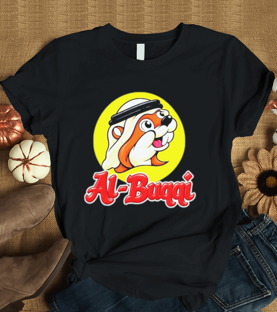 Al Buqqi Beaver Bucees Kufi Cartoon T-Shirt