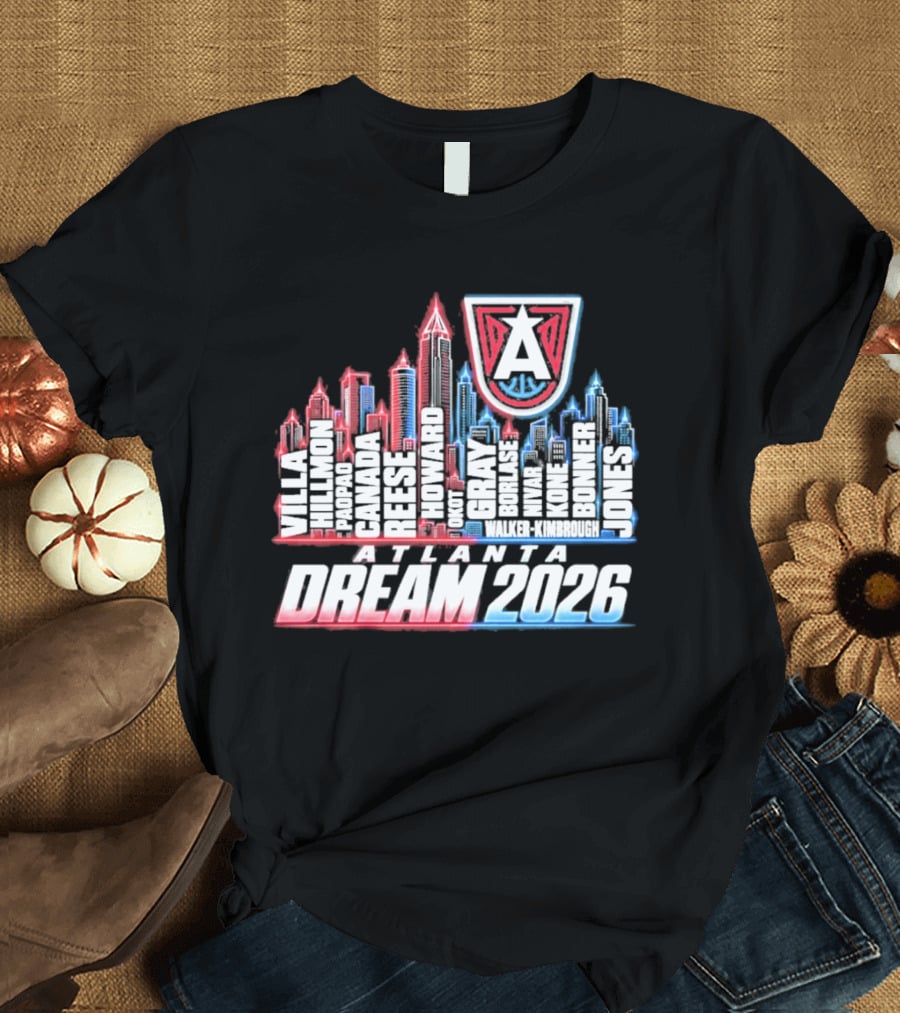 Atlanta Dream 2026 Skyline A T-Shirt