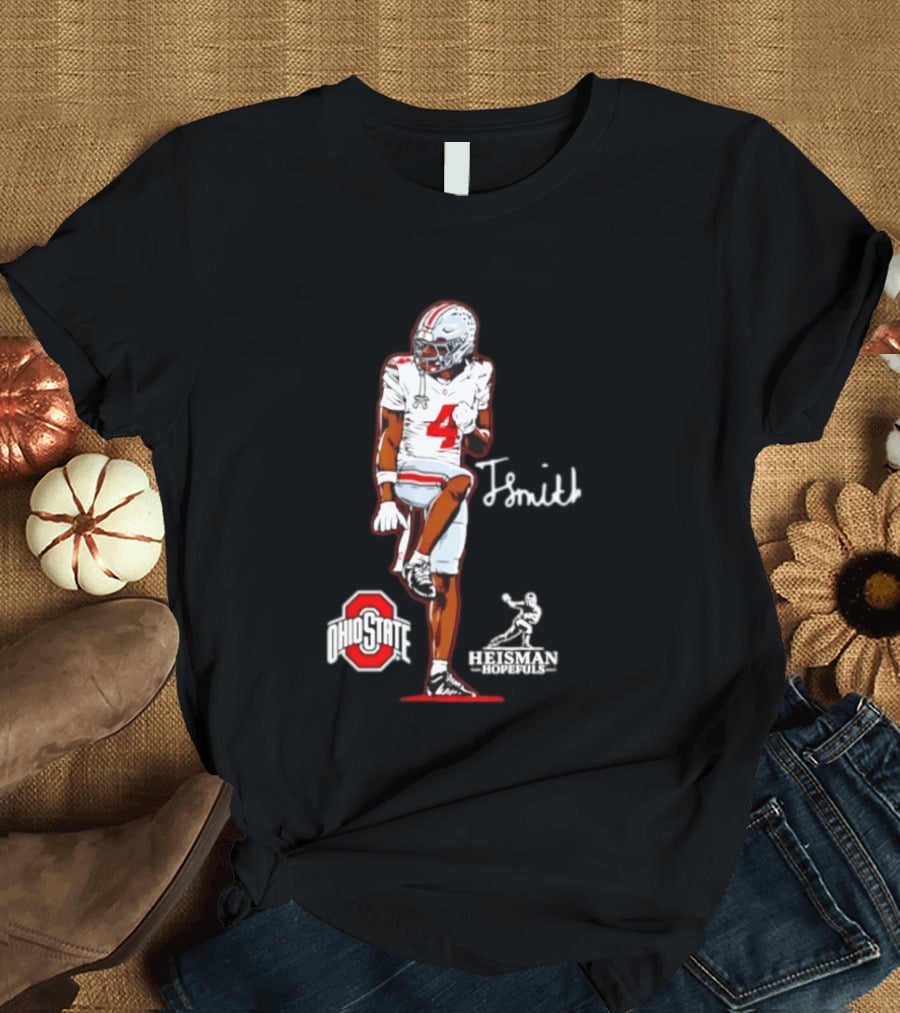 Ohio State Buckeyes J. Smith Heisman Hopeful Number 4 T-Shirt