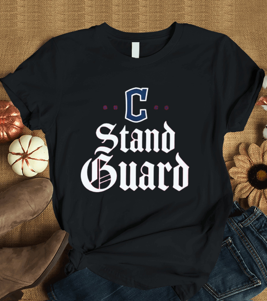 Cleveland Guardians C Stand Guard T-Shirt