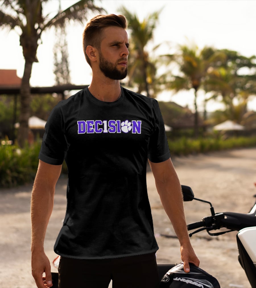 Decision Paw Tait Reynolds Clemson Tigers NCAA Football T-Shirt