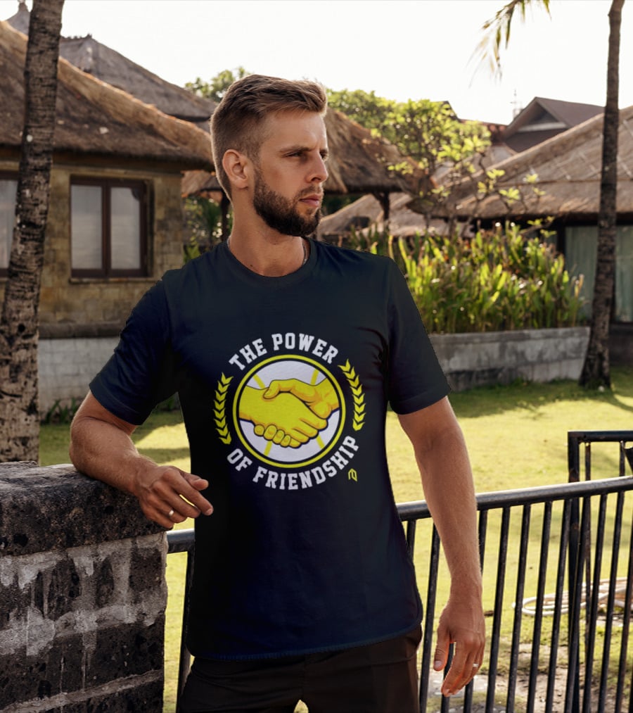 Milwaukee Brewers The Power Of Friendship Handshake Baseball T-Shirt