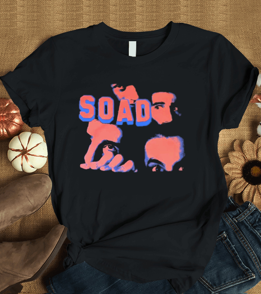 System Of A Down SOAD Beyond The Streets 25th Anniversary Toxicity Album T-Shirt