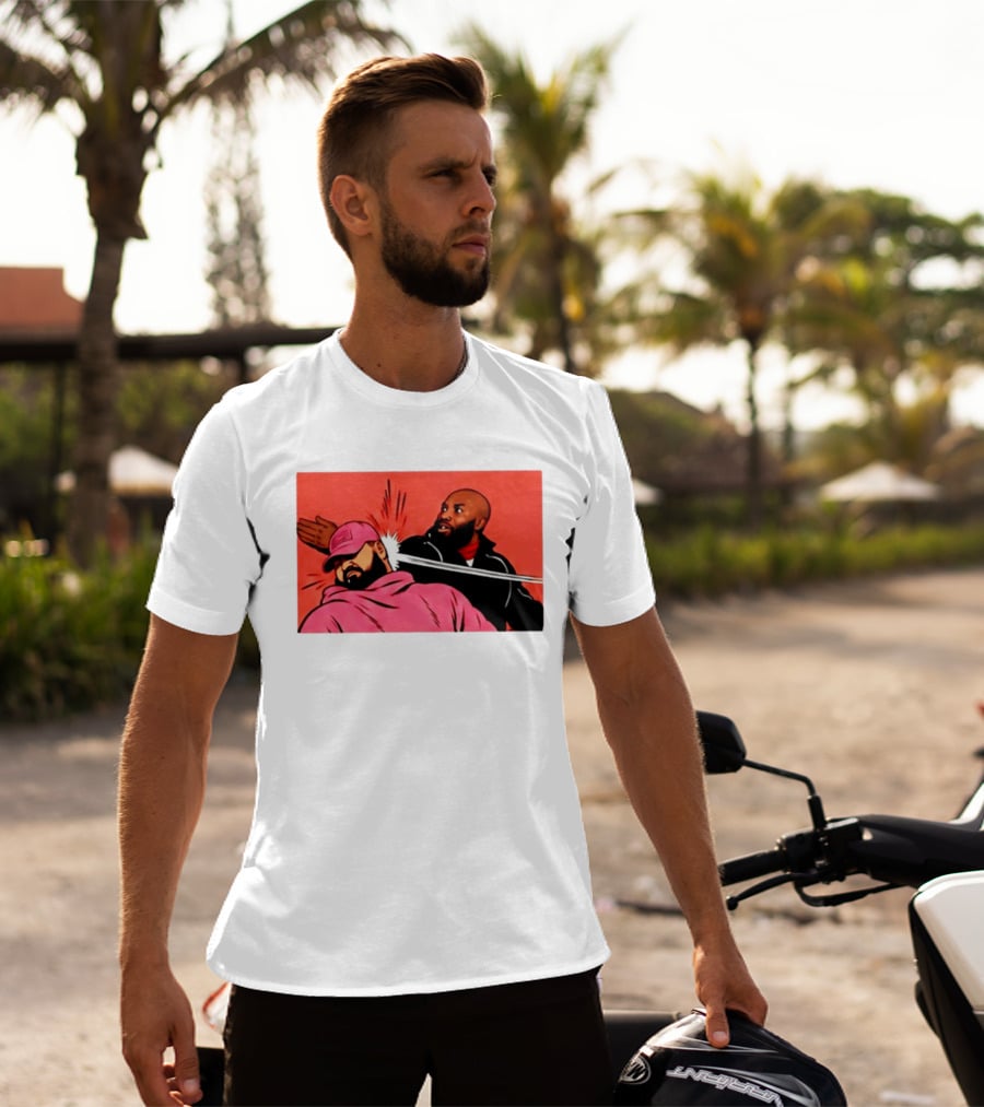 Drake Vs Rick Ross Meme Slap Red T-Shirt