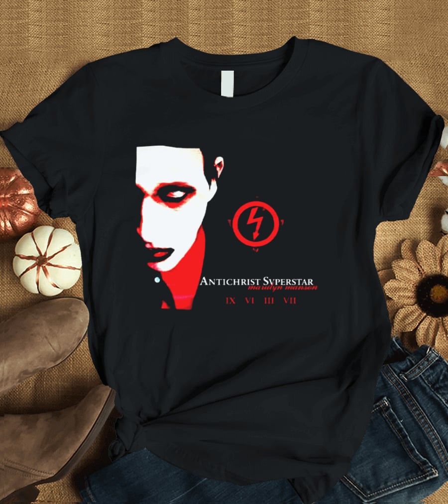 Marilyn Manson Antichrist Superstar 30th Anniversary 2026 Album Cover IX VI III VII T-Shirt