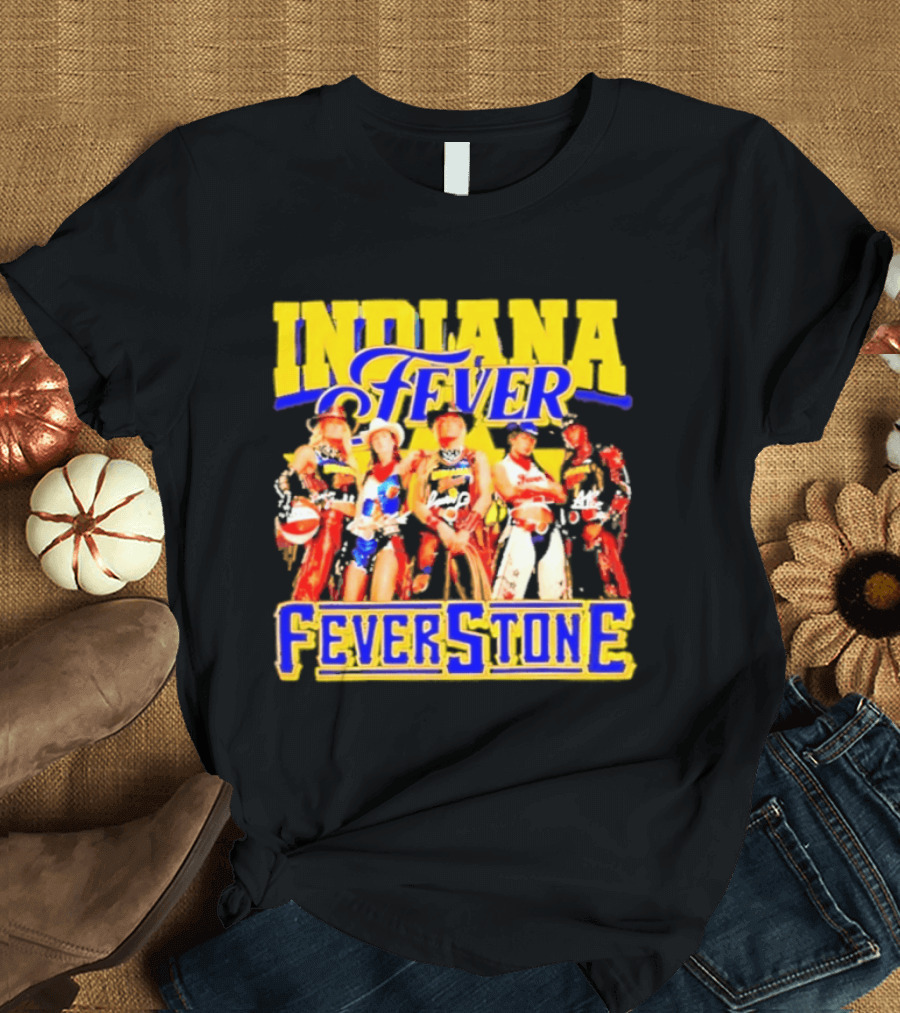 Indiana Fever Players Fever Stone Signatures T-Shirt