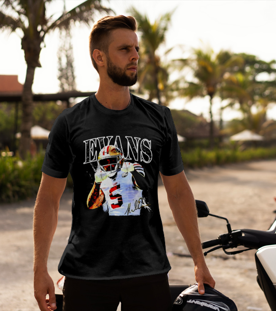 Evans San Francisco 49ers Football Player Number 13 T-Shirt