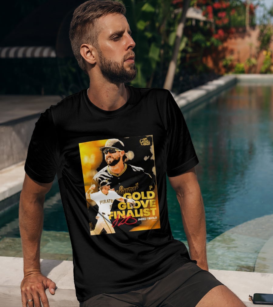 Jared Triolo Pirates Gold Glove Award Finalist Utility T-Shirt