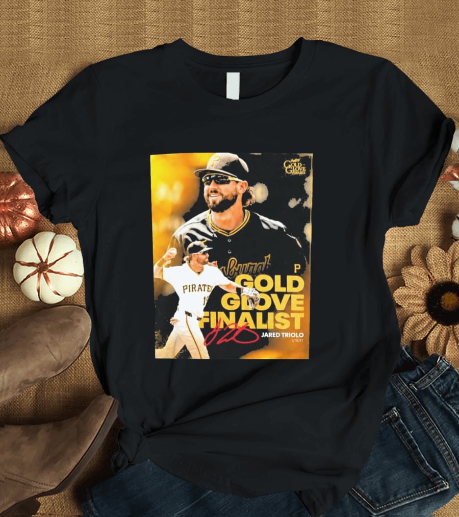 Jared Triolo Pirates Gold Glove Award Finalist Utility T-Shirt