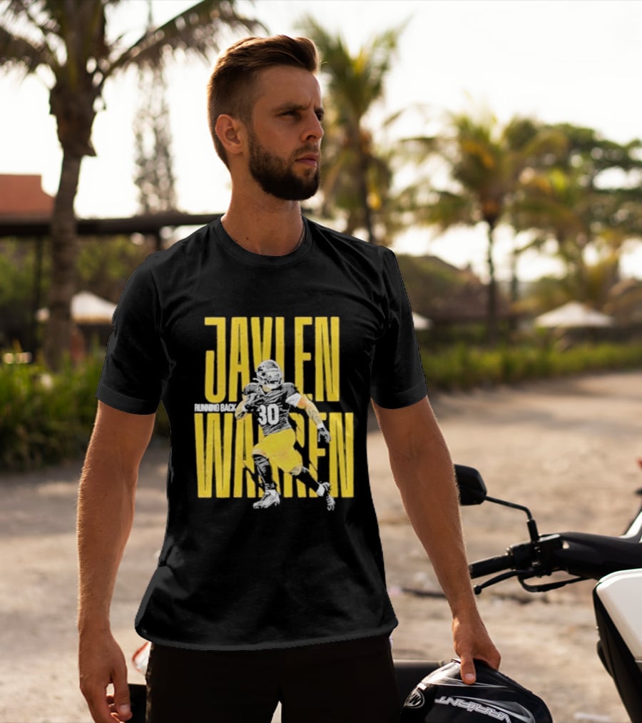 Jaylen Warren Pittsburgh Steelers Football Player Name T-Shirt
