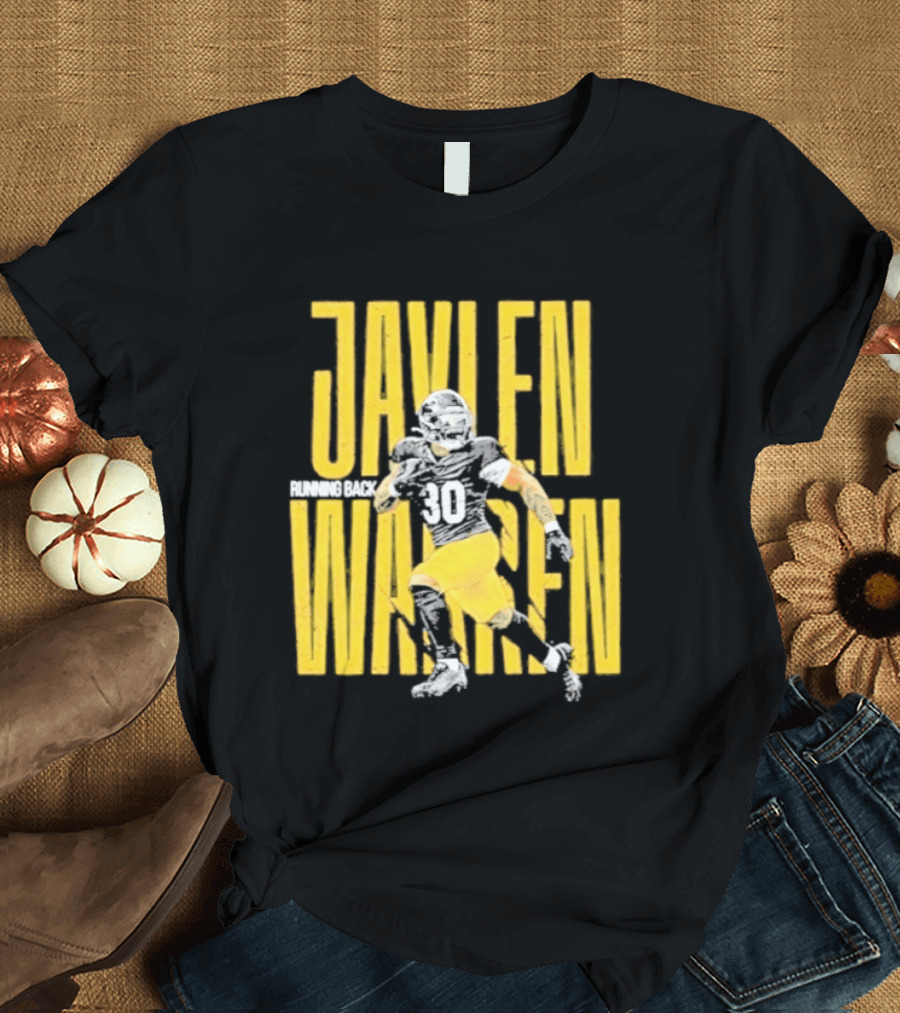 Jaylen Warren Pittsburgh Steelers Football Player Name T-Shirt