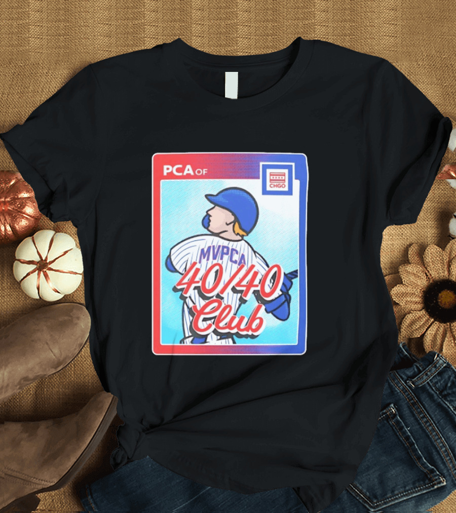 PCA CHGO MVP 40/40 Club Baseball Chicago Cubs T-Shirt