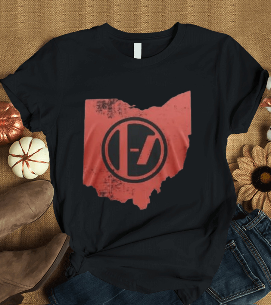 Twenty One Pilots Ohio State Symbol 2026 Stadium Tour Black T-Shirt