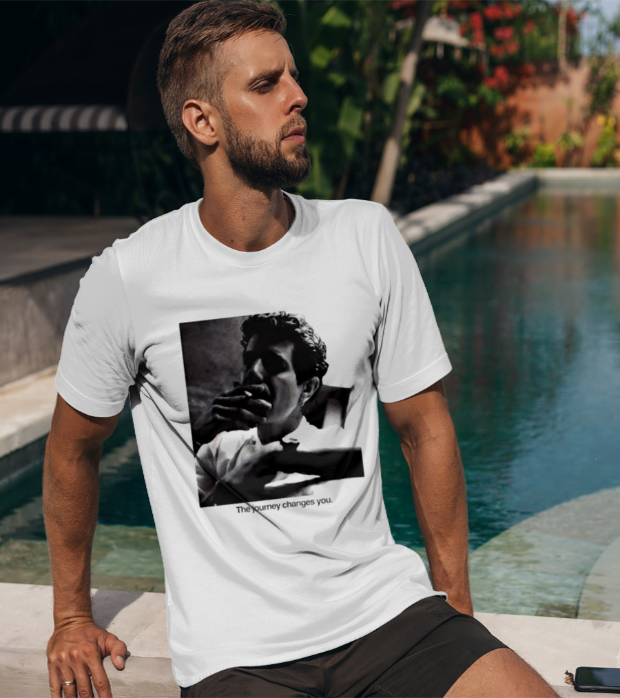 Anthony Bourdain Smoking The Journey Changes You T-Shirt