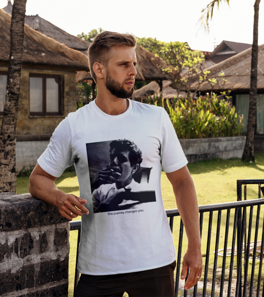 Anthony Bourdain Smoking The Journey Changes You T-Shirt