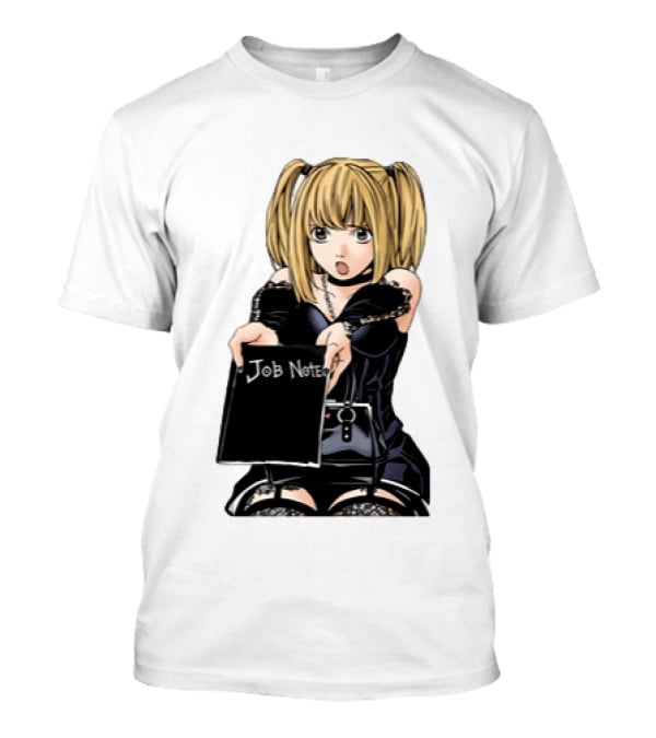 Misa Amane Job Note Anime Character Posing In Gothic Outfit T-Shirt