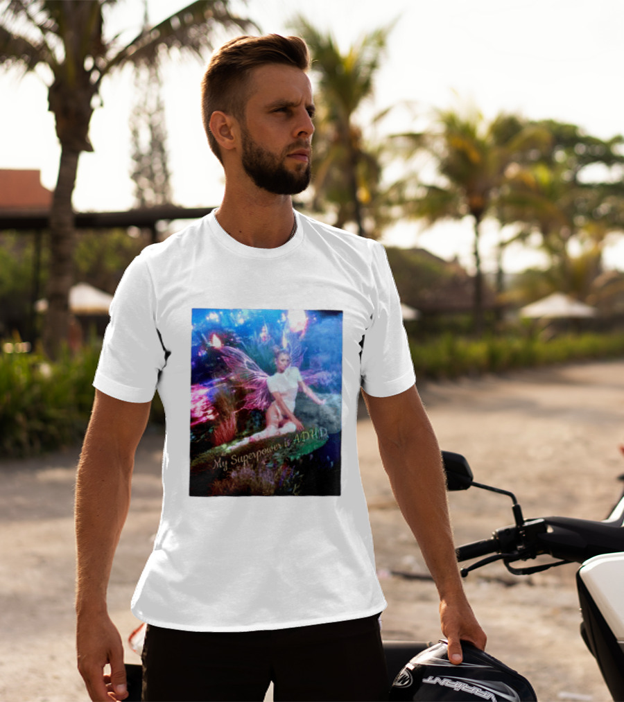 Paris Hilton My Superpower Is ADHD Fairy Meadow T-Shirt
