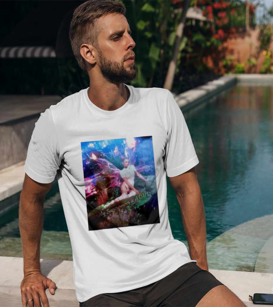 Paris Hilton My Superpower Is ADHD Fairy Meadow T-Shirt