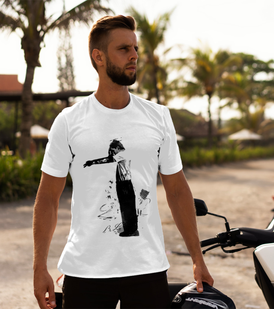 The Kid Laroi A Perfect World Tour 2026 Black Scribble T-Shirt