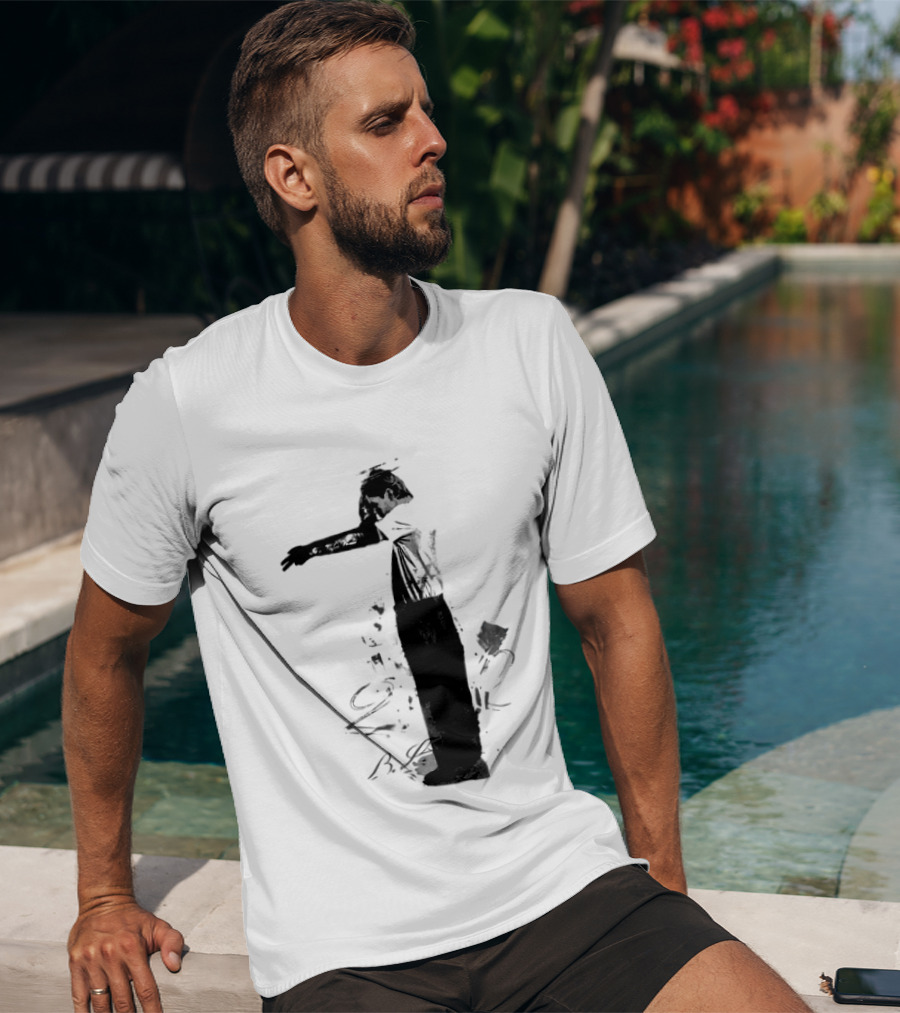 The Kid Laroi A Perfect World Tour 2026 Black Scribble T-Shirt