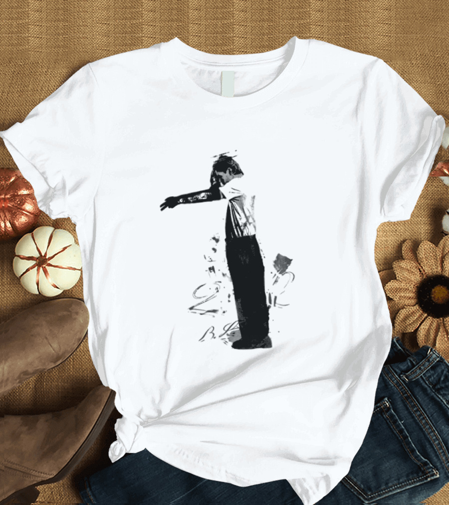 The Kid Laroi A Perfect World Tour 2026 Black Scribble T-Shirt