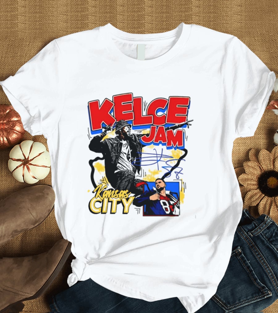 Kelce Jam Kansas City Chiefs Football Star T-Shirt