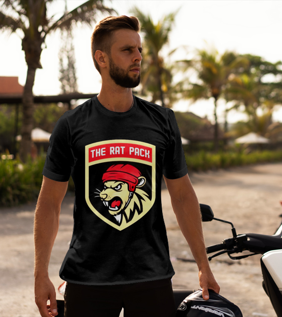 Florida Panthers The Rat Pack NHL Hockey Fierce Lion Head T-Shirt