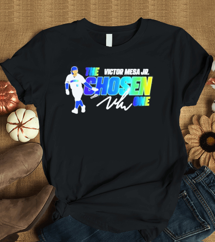 Rays Victor Mesa Jr The Chosen One Baseball Player T-Shirt